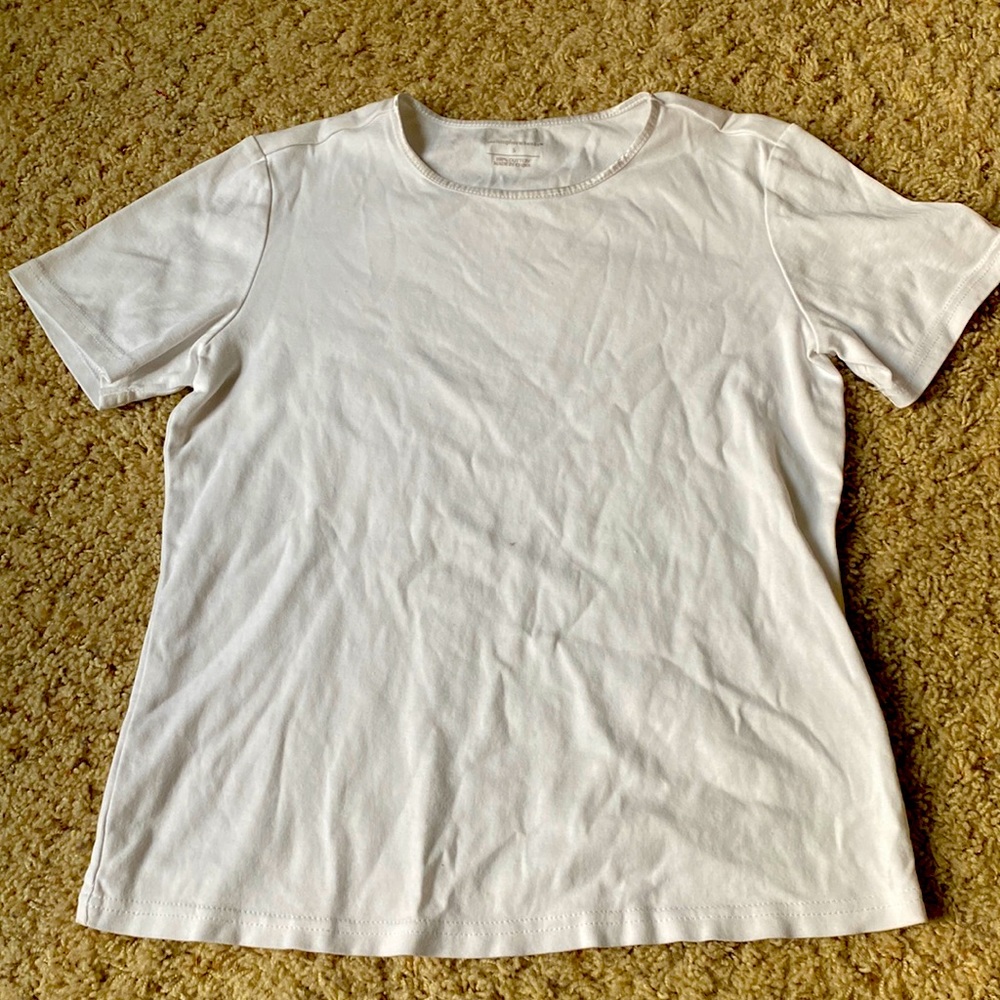 Plain White Christopher & Banks Shirt